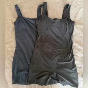 Black and Gray Maternity Bodysuits